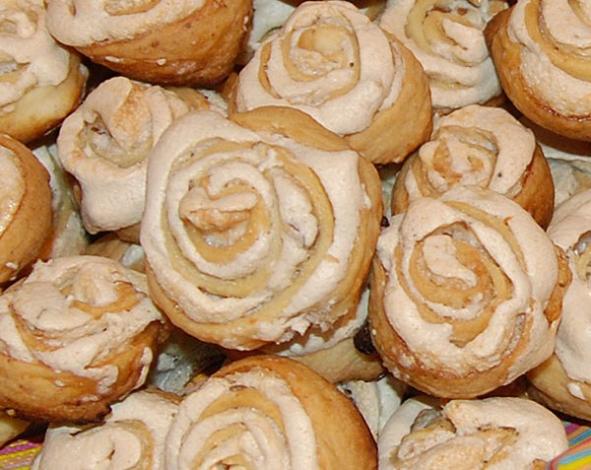 Творожное печенье-розочки с безе – пошаговый рецепт приготовления с фото